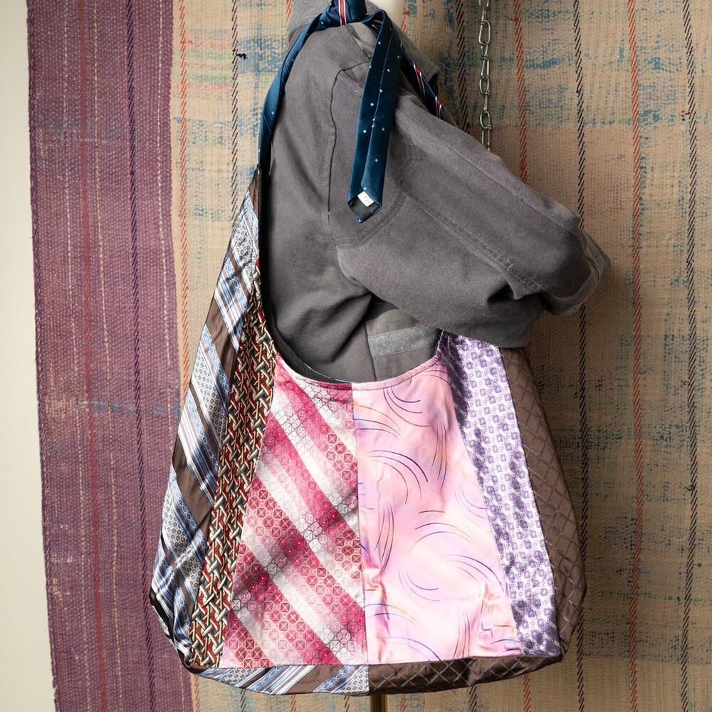 Custom upcycled crossbody bag